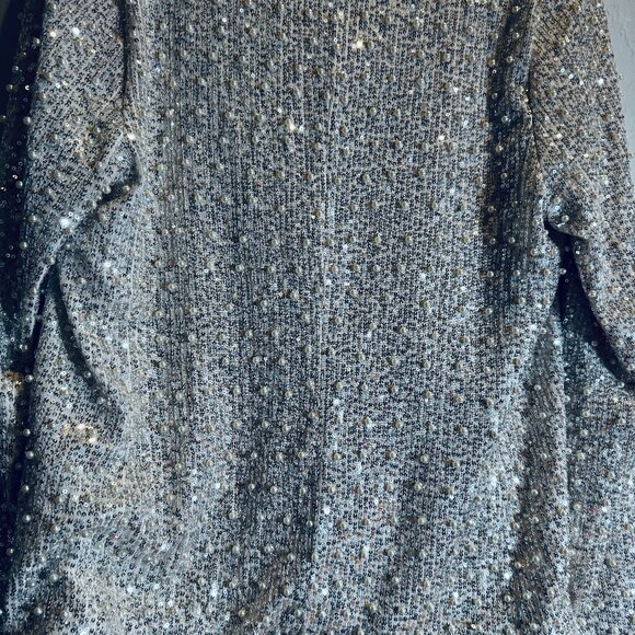 MABLE Pearl Sequin Mix Blazer Size M NEW WT Anthropologie - Picture 9 of 9